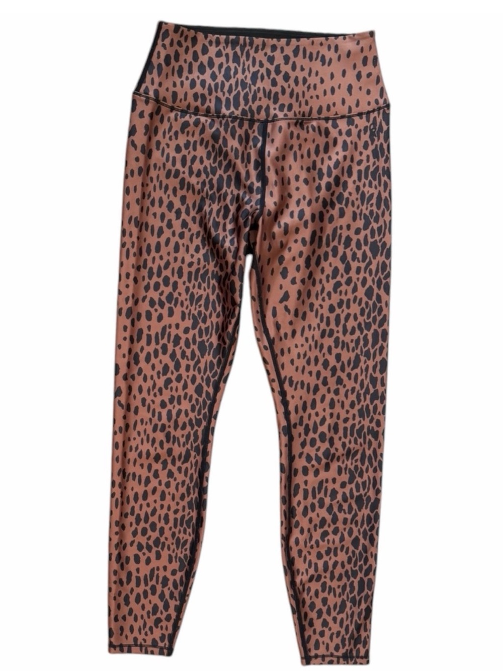 Good American High-Rise Leopard Print Leggings in Brown Cheetah 3/4XL Plus Size